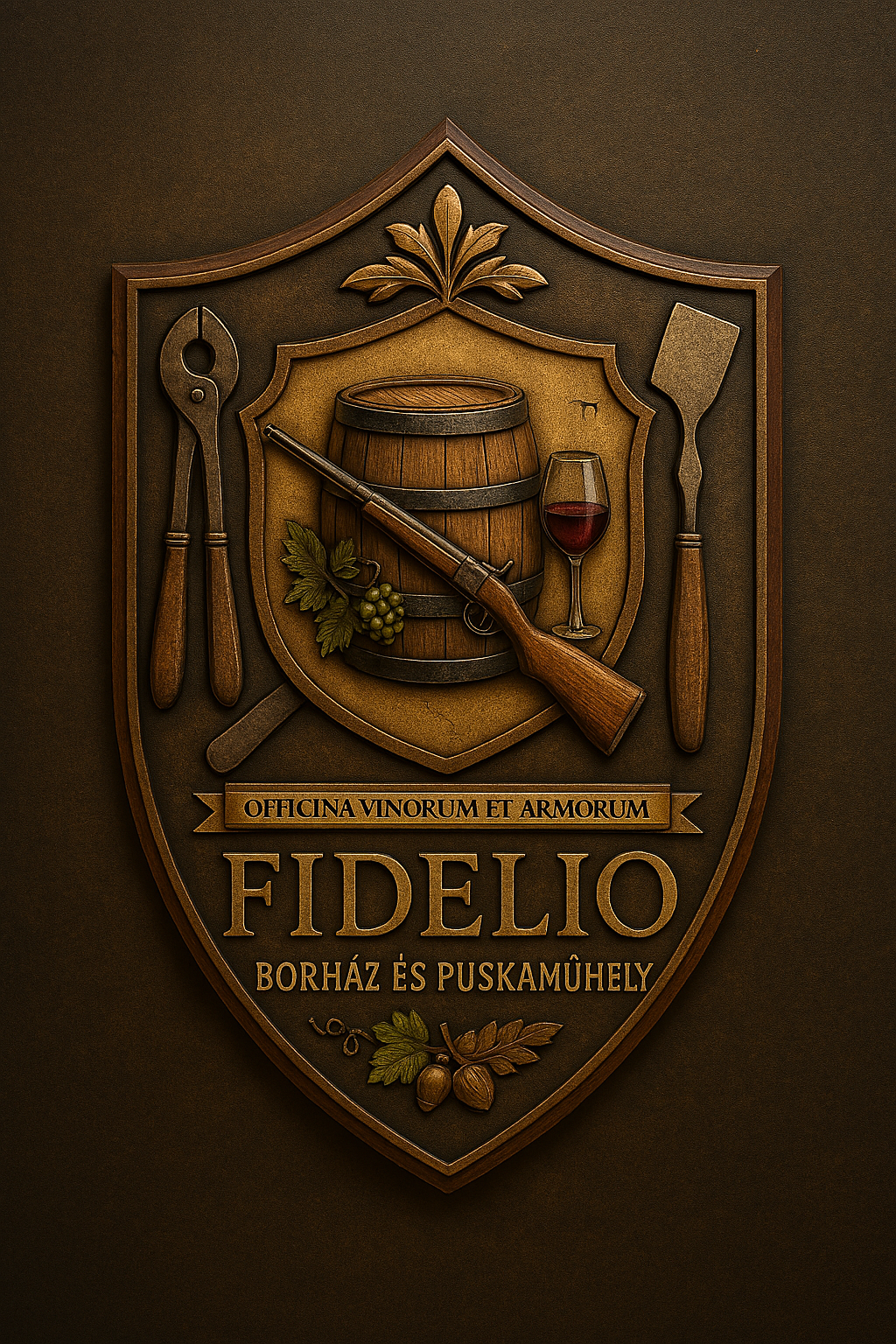 Fidelio borh�z �s puskam�hely - Fidelio Officina Vinorum et Armorum